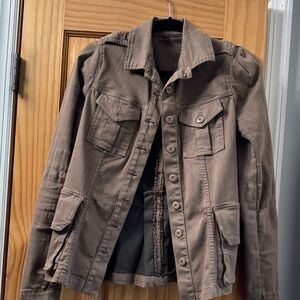Rich & Skinny Taupe Military Jacket